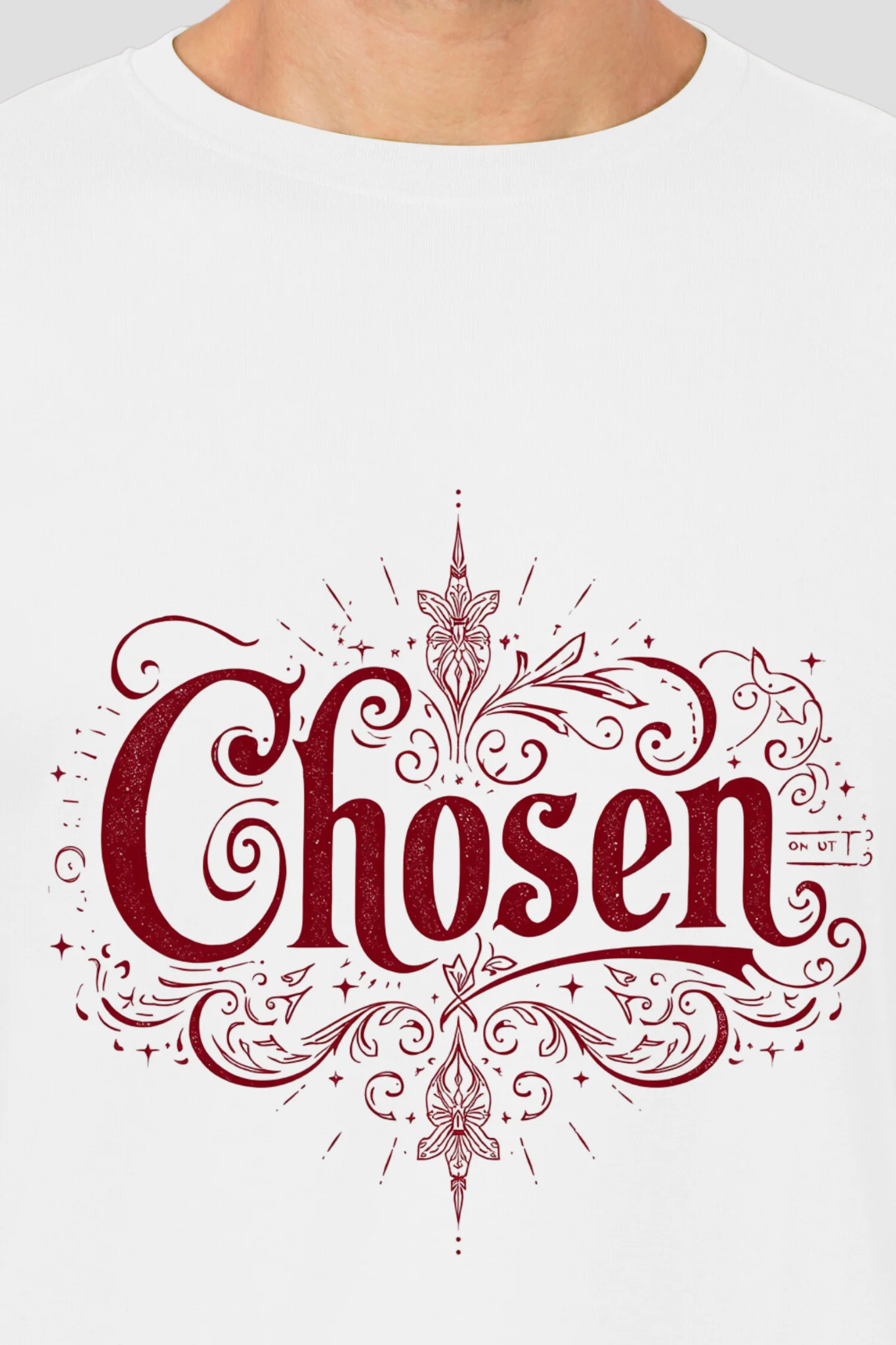Chosen - Round Neck t-shirt - White - Image 2